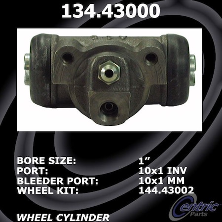 Centric Parts Brk Wheel Cylinder, 134.43000 134.43000